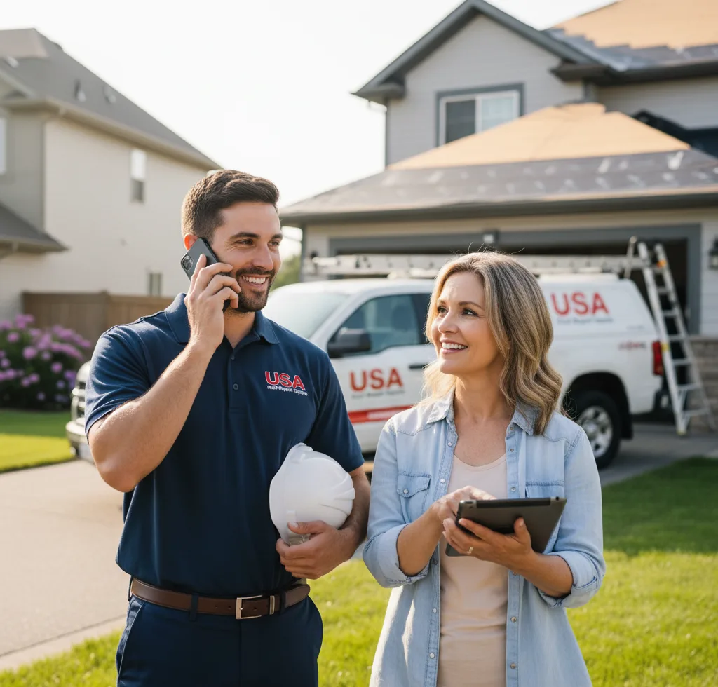 USA Roof Repair Experts customer support in Lusby